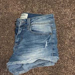 Distressed Short Shorts